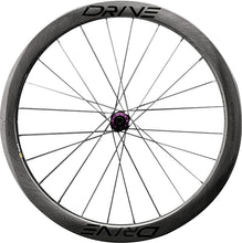 Load image into Gallery viewer, Elitewheels Drive G45 SS gravel wheel with purple hub