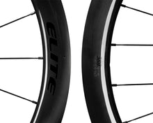 Load image into Gallery viewer, Elitewheels Marvel 50D II carbon rim and decal detail